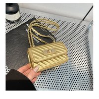 Quilted Chain Spring Summer 2025 Fashion High end Ins Style Crossbody Versatile Mini Square Bag