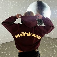 Retro Style Hooded Sweatshirt Loose Fit Simple Trendy Versatile Sweatshirt Jacket