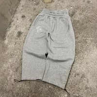 Clothing Y2k Poker Embroidery Double Waist Jogging Sports Pants Punk Street Fashion Loose Casual Pants