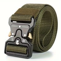 Simple Tactical Casual Outdoor Waist Belts Automatic Buckle Belt Jeans Dress Pants Accessories For Women Men