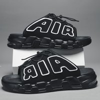 Slippers, Men's Cushion, Large Air Trendy Brand, Summer Anti Slip Outdoor Sports, Thick Soled, Elevated Beach Sandals