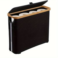 Toilet Paper Storage Basket Bathroom Accessory Rack Visible Tissue Storage Box Waste Bin Organizer