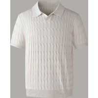 Clothing Pure Simple Old Money Style Slim Seagull Collar Pullover Short Sleeved Polo Shirt