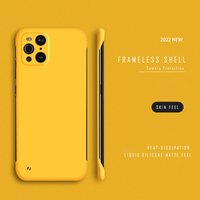 Ultra Thin Slim Hard PC Frameless Case Oppo Find X5 Pro X2 X3 Lite Neo Reno 3 5 6 Pro Matte Cover Cases