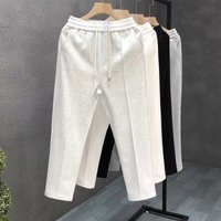 Clothing Straight Leg Trousers Casual Loose Fit Pants Versatile Trendy Style Spring Autumn