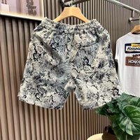 Men's Clothing 2024 Summer New Shorts Men's Versatile Casual Pants Internet Celebrity Same Style Thin Trendy Beach Pants Handsome