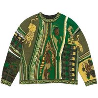 Casual Reto 9 Autumn National Fashion Winte 8 Tend Thick Knit 3D Digital Pint Cew Neck Sweatshit