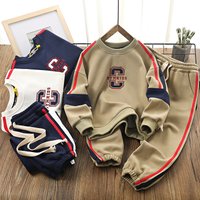 Kid's Clothing Boys sports suits spring two piece suits 2024 children's spring and autumn youth clothes middle and large children's clothing wholesale
