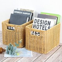 Handmade Creative Rattan Woven Household Daily Sundries Storage Basket Handmade Rattan Storage Basket