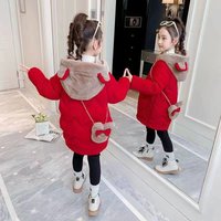 Winter Fashionable Cotton Clothes Medium Long Coats Padded Jackets Older Free Bags When You Order Clothing