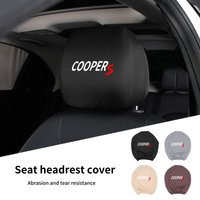 Car Seat Cover Headgear Headrest Covers Decoration MINI Cooper JCW WORKS R55 R56 F55 F56 R57 R58 R59 R60