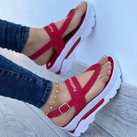 New Sandals For Wedges Shoes Women Platform Heels Sandalias Mujer Summer Flip Flops