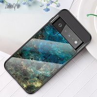 For Google 7 6 Pro Case DECLAREYAO Hard Glass Cover For Google Pixel 5 XL 4 4A 3 3A 2 1 Case Silicone Ultra Slim Tempere