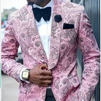 Mans clothing casual suit digital printed suit Business casual style long sleeve printed suit