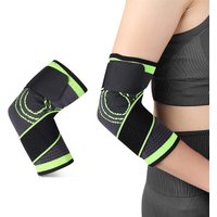 in stock Breathable Nylon Knitted Elastic Pressurized Elbow Protector Elastic Pressurized Sports Elbow Protector Skin Breathable and Moisture-Draining