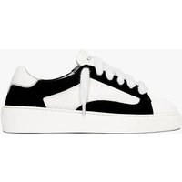 Numeris Eclipse Shell Toe Platform Casual Sneakers Genuine Leather Laces.