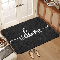 Cross Border Crystal Velvet Doormat Home Entrance Water Absorbent Non Slip Dirt Resistant Easy To Clean Carpet