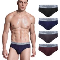 Briefs Modal Fiber Breathable Sexy Mid Waist Pants Comfortable Underpants Large Wholesale