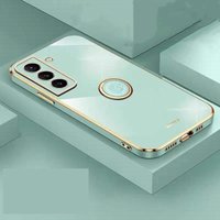 Plating Square Ring Holder Stand Phone Case Samsung Galaxy S20 Fe Plus S21 Ultra S 20 21 S20fe