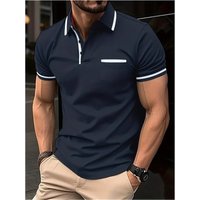 Instagram 2024 Summer Fast Selling POLO Button Pocket Sports Polo Shirt