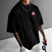 Men's Clothing 26 Spring New Arrival 220G 100% Cotton Casual T Shirt Heavyweight European And American US Map Print T Shirt
