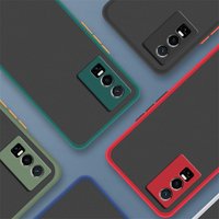 Matte PC Cover For Vivo Y76 5G Case Vivo Y15A Y20 Y21 Y31S Y33S Y51S Y72 Y76 Cover Shockproof Hard