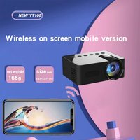 YT100 Wireless Portable Outdoor Indoor Mobile Mini Full HD Video Projector Set