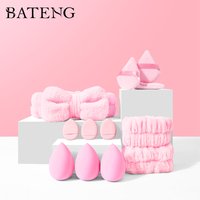 Makeup Tools & Accessories Combination Coral Fleece Hairband Studio Sponge Powder Puff Does Not Absorb Powder Q Elastic Air Cushion