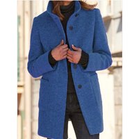 vintage button up woolen coat