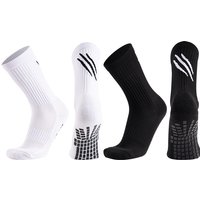 Non Slip Terry Cloth Mid Calf Soccer Socks Dual Purpose Sports Socks Competitions Training Basketball