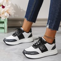 casual flat sports shoes large lace up medium heel large single shoes