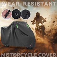 Waterproof Bicycle Motorcycle Cover UV Resistant Dustproof Rainproof Heavy Duty Reflective Design