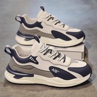leather sports running all match leisure dad anti slip fashionable shoes
