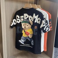 Pure Cotton T Shirt Short Sleeved Printed Trendy Brand Popular Online Style Summer Quality Top
