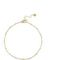 Round bead side chain plain chain necklace female light luxury niche design high end fashion versatile hand jewelry