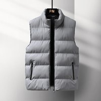  Oversized Warm Down Cotton Vest Jacket Winter Casual Layering Piece Big & Tall 