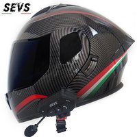 Flip-Up Motorcycle Helmet With Dual Visor, Large Spoiler & Bluetooth – DOT Certified For E-Bike & Scooter Riders