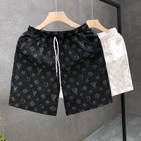 "Korean Style Casual Loose Shorts Breathable Polyester Summer Shorts Beach & Home Wear"