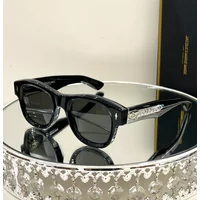 jacquemuly Summer 001 Rectangular Square Shiny Grey 53 mm Sunglasses fashion Eyeglasses Random