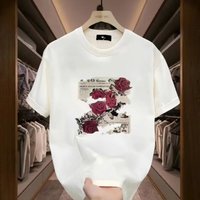 Men's Clothing Pure Cotton Handsome Youth Short Sleeved T Shirt For Men And Women Loose Tops All Match Ins