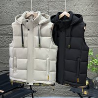 Clothing Cotton Vest Hooded Waistcoat Jacket