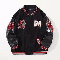 Clothing retro embroidered baseball jacket spring autumn casual loose jacket tops