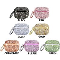 For Airpods 4 Generation 2024 Glitter Diamond Case Luxury Rhinestone For Apple Airpods 1 2 3 Pro Women Bluetooth Headphone Cover