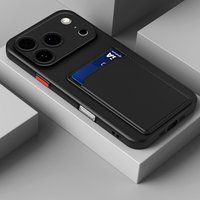 Luxury Soft Silicone Hold Wallet Phone Case Iphone 17 16 15 14 Plus 13 12 11 Pro Max Shockproof Card Slot Back
