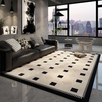 Polyester Loop Pile Rug – Stylish Non Slip Carpet Living Room & Bedroom 
