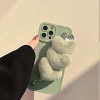Suitable Samsung S24U furry mobile phone case love bracelet fashion note20 autumn winter S23PA54A73 silicone