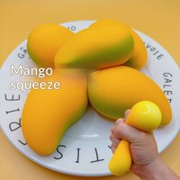 Simulation Creative Food Toy Mango Fluid Squeeze Fun Stress Relief Artifact Prank Small Gift Hot Item