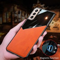 Business Style Phone Case Samsung Galaxy S21 Ultra Luxury Leather Phone Case Samsung S21