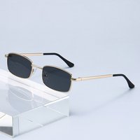 Fashion Metal Retro Small Frame 2024 European American Trendy High end Sunglasses