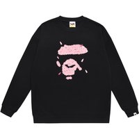 BATHING APE Oversized Crewneck Sweatshirt Top Casual Streetwear Pullover